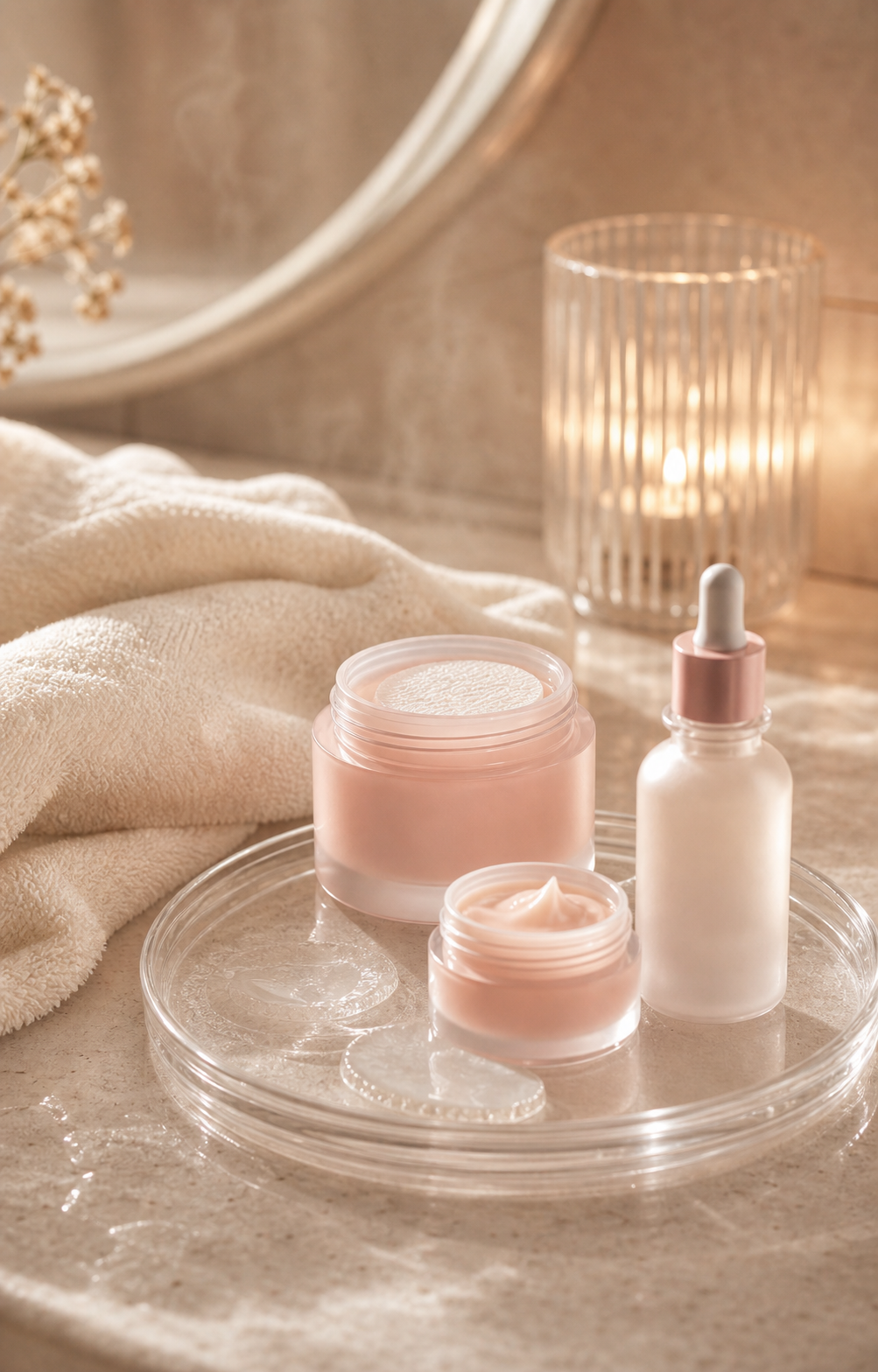 Velumara Glass Veil Night Ritual Set packaging direction