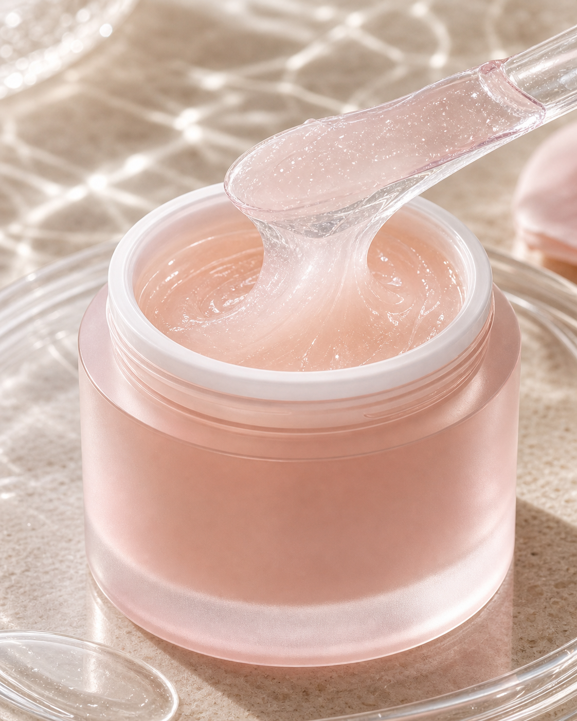 Glass Veil Overnight Wrapping Mask texture view