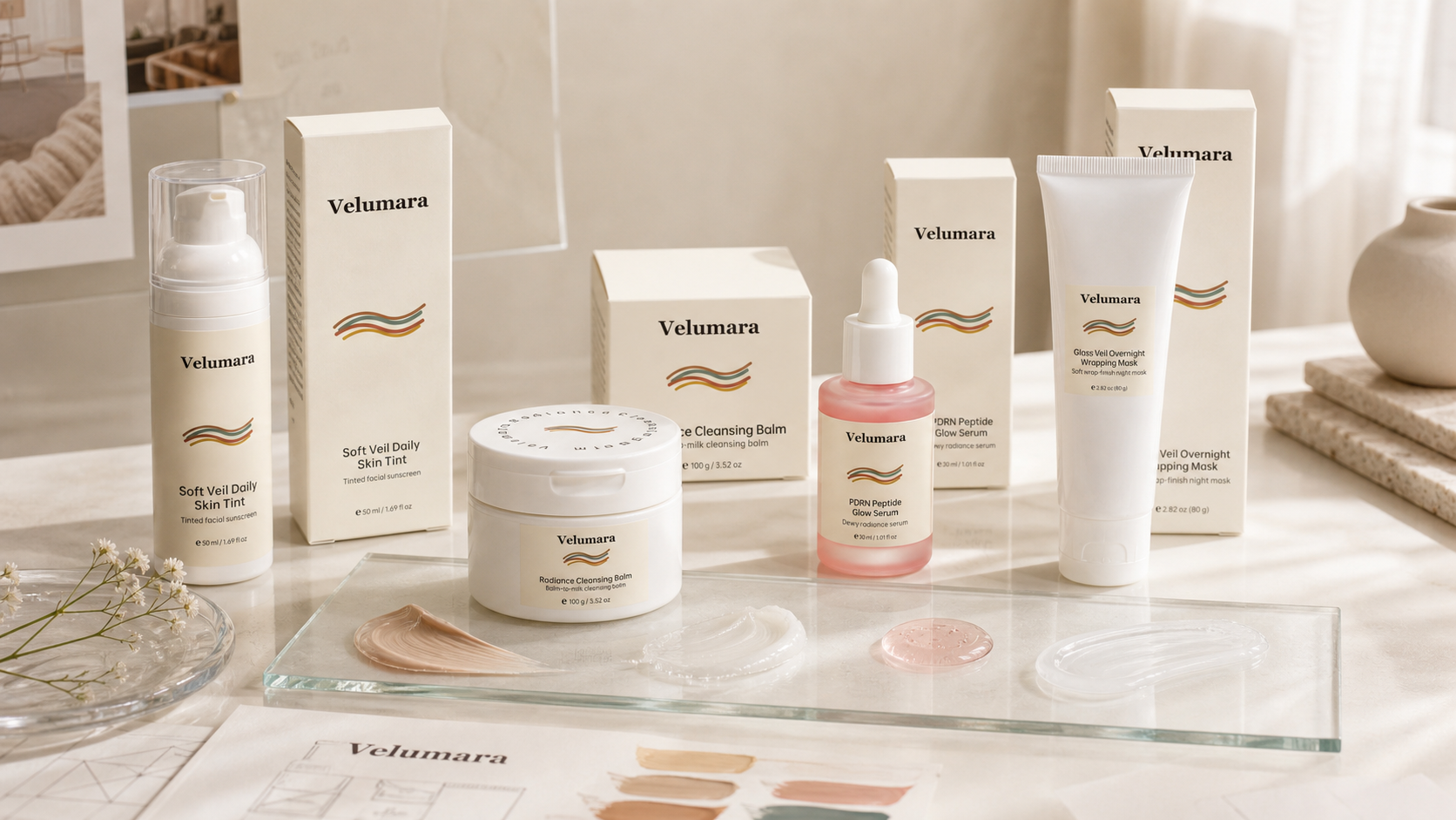 Velumara brand ritual scene