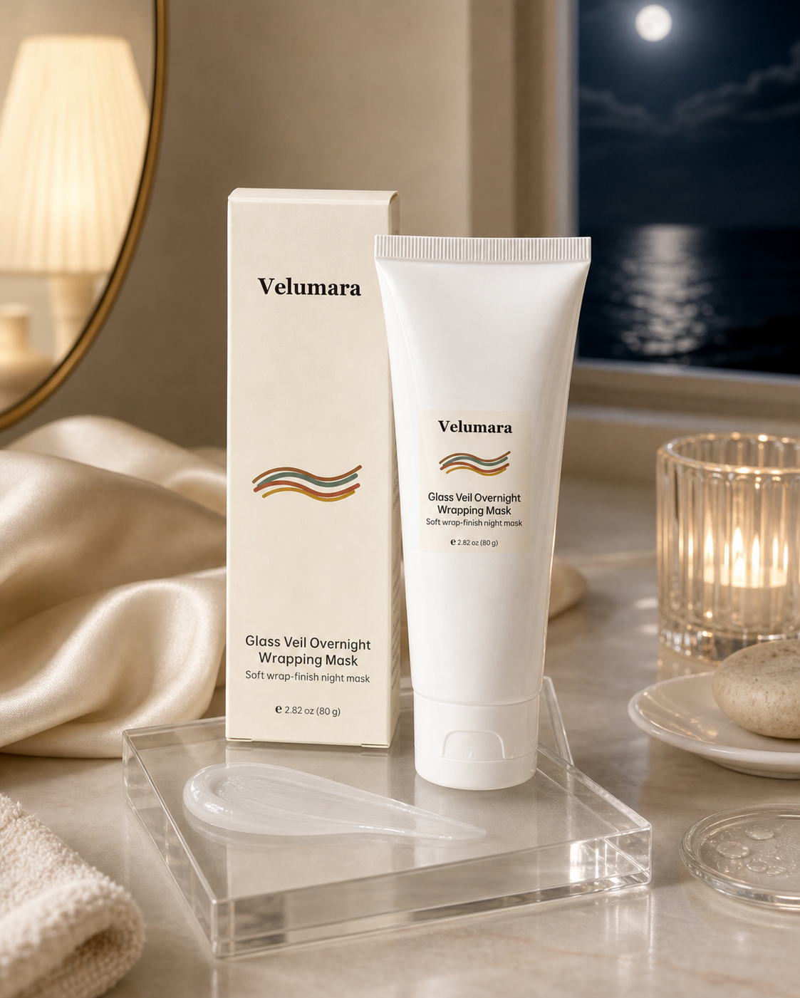 Glass Veil Overnight Wrapping Mask night wrap scene